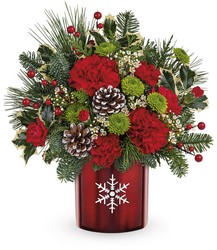 Stunning Snowflake Bouquet from Swindler and Sons Florists in Wilmington, OH